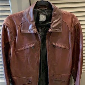 Armani Exchange Leather Jacket